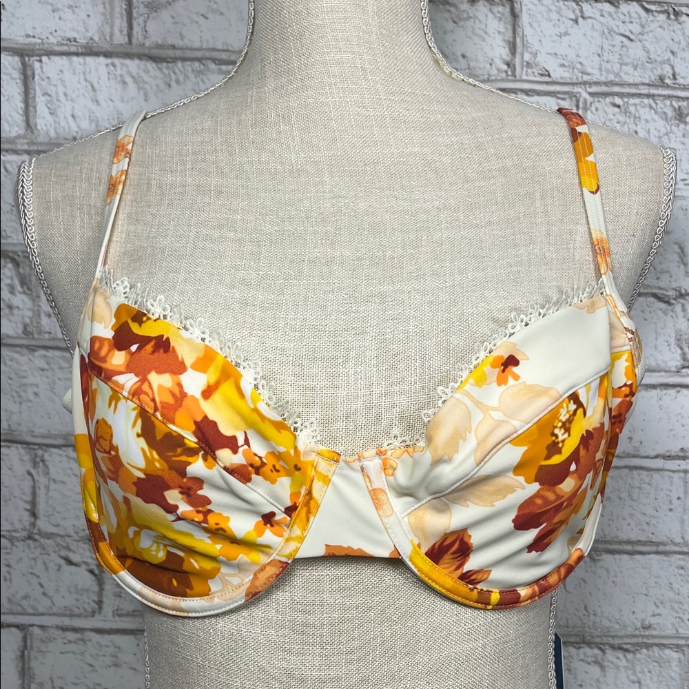 Cupshe Floral Bikini Set with Underwire NWT size L & M - Picture 3 of 16